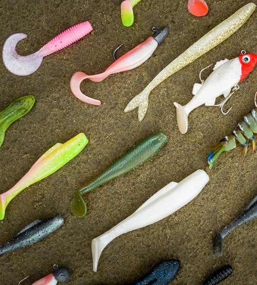 Soft plastic worm lure
