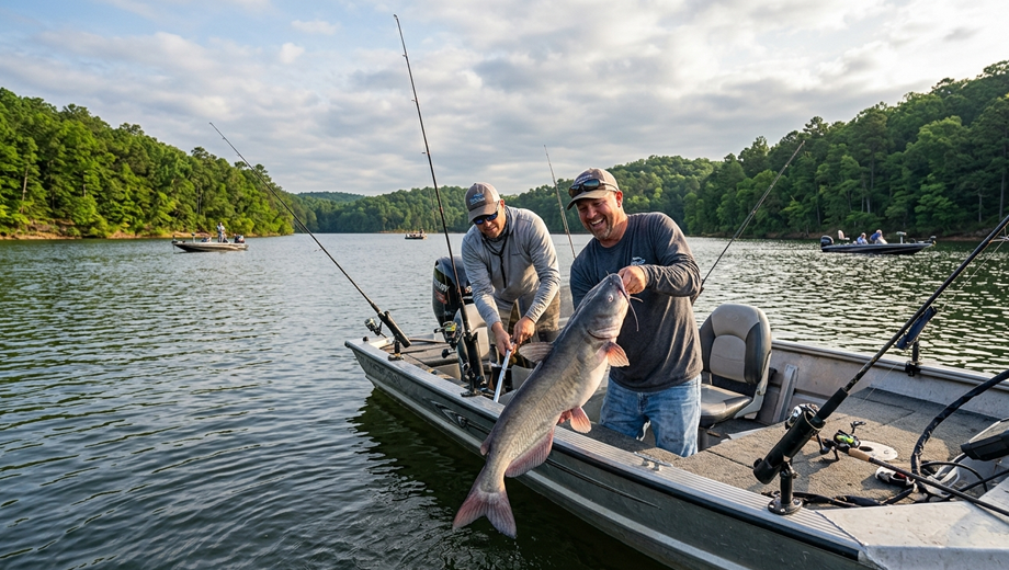 Catfish Fishing on Lake Greeson Action Fishing Trips