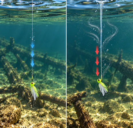 Does Fishing Line Affect How Fast a Crappie Jig Sinks